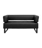 Sofa Office on a metal frame, upholstery - Rocky 100 order